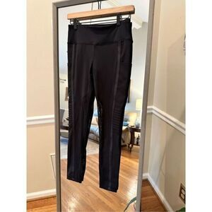 VINA High Quality‎ Mesh Black Leggings Size Small